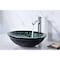 Anzzi Patuvendi Deco-Glass Vessel Sink in Lustrous Black LS-AZ8098 - alternate 3